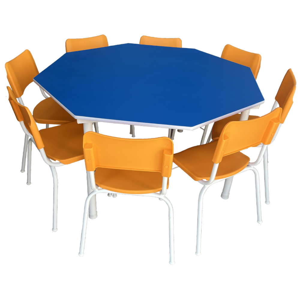 CONJUNTO MESA OITAVADA