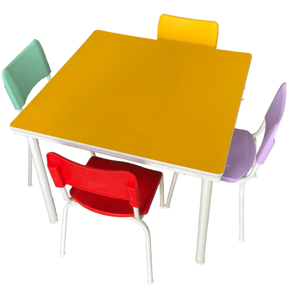 CONJUNTO MESA QUADRADA
