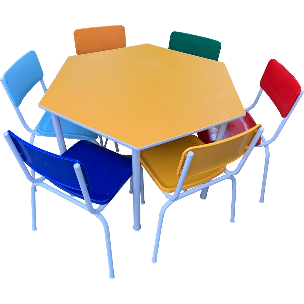 CONJUNTO MESA SEXTAVADA